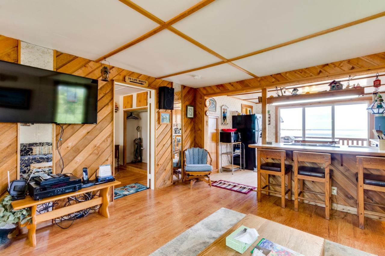 Happy Camp Beachfront Cabin Netarts Esterno foto